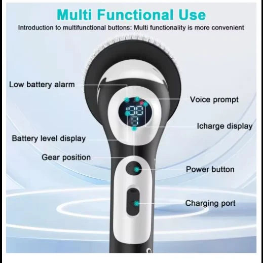 9 in 1 Multi-Function Electric Cleaning Brush
